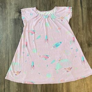 Garnet Hill 100% Cotton Rockets Nightgown